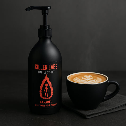 Killer Labs syrup for coffee